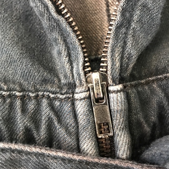 Free People Green River Denim Romper - Picture 7 of 15